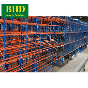 Plataforma de Acero con Recubrimiento en Polvo, Estanterías para Paletas, Entreplanta, Almacenamiento Inteligente, Equipo de Almacenamiento con Certificación CE - Product Image 3