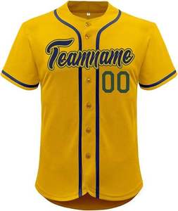 Le plus demandé Nice Professional Baseball Softball Jersey Élégant Nouveau Modèle avec Impression Personnalisée Meilleure Vente Uniforme OEM Service - Product Image 3