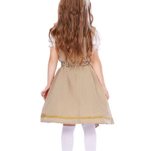 2025 tradicional Oktoberfest hermosa mujer Trachtenmode Dirndl vestido alemán Baviera bordado Gingham Mini conjunto disfraces - Product Image 3