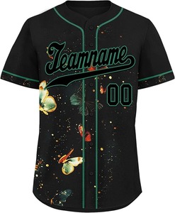 Camiseta de Béisbol Sublimada con Impresión Personalizada, 100% Poliéster, Absorbente de Humedad, con Nombre y Número del Equipo (OEM al por Mayor), Alta Calidad - Product Image 3