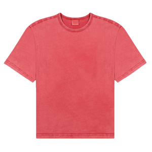 Camiseta unisex de lavado ácido, camiseta personalizada de algodón holgada a la moda de verano - Product Image 1