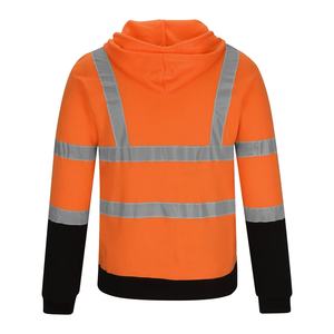 Wholesale High Quality <b>Material</b> Factory Cheap Price Breathable Supply Safety <b>Reflective</b> Custom Men Safety Working Jacket for man - Product Image 3