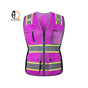 Chaleco de Seguridad de Alta Visibilidad para Hombre con Logotipo Personalizado, Todos los Colores, Multibolsillos, Reflectante, para Construcción - Product Image 4