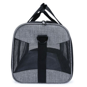 Mochila de viaje para mascotas portátil aprobada por aerolínea plegable al por mayor, cremallera de impresión transpirable de malla impermeable Oxford - Product Image 2