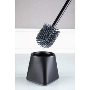 Lifeshop 1018827 Kbrx WC Oval Horns Porte-brosse WC avec gobelet en acier inoxydable et plastique, taille unique, fabriqué en Turquie, accessoire de salle de bain - Product Image 3