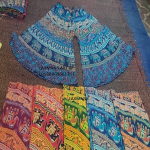 Pijamas estampados de algodón para damas, pijamas estampados de algodón, pantalones de algodón, pijamas estampados de India - Product Image 3