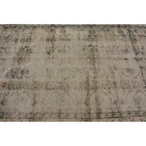 Alfombra Turca Vintage Beige Azul 5,2 X 7.6ft Lana Hecha A Mano con Pelo de Felpa Altura Forma Rectangular Patrón Abstracto para Dormitorio - Product Image 5