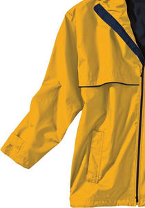 Chaqueta Impermeable de Lona para Hombre, Diseño Ligero y Transpirable con Patrón de Letras en la Parte Delantera, para Uso Diario en Clima Tormentoso - Product Image 5