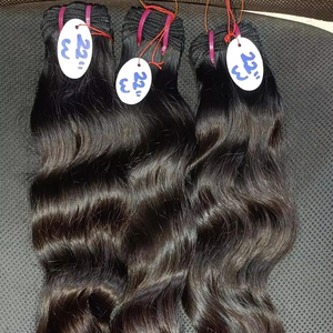 Vente en gros Faisceaux de cheveux humains bruts Cheveux droits alignés sur les cuticules de la Vierge brésilienne - Product Image 1