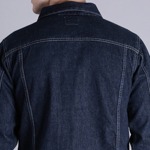 Chaqueta vaquera de doble botonadura para hombre, superventas, bien diseñada, calle alta, invierno, alta calidad, transpirable, reversible, logotipo personalizado - Product Image 6