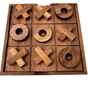 Produit exclusif jeu de société Tic Toe pour enfants, jeu en bois massif avec amis et famille, jeu de société pour adultes - Product Image 4