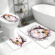 Custom Printed <b>Mat</b> <b>Bathroom</b> Rug <b>Set</b> for <b>Bathroom</b> Non-Slip Shower Curtain Bath <b>Mat</b> - Product Image 5
