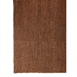 Alfombra Hula Roja y Naranja Anudada a Mano de Yute y Cáñamo, Alfombra de Color Sólido para Sala de Estar, para Uso Doméstico PKJT-120 - Product Image 4