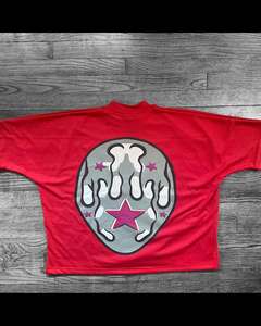 Boxy Fit 100% coton solide automne décontracté Jersey T-Shirt plein écran impression avant Logo Design OEM Service écologique - Product Image 4