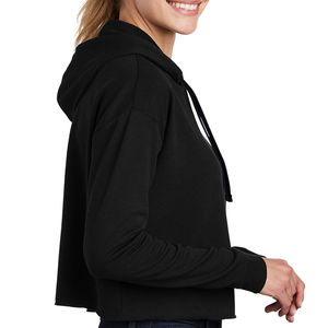 Sudadera con Capucha Elegante de Manga Larga para Mujer, Estilo Urbano, Color Liso, para Invierno, Servicio OEM Disponible - Product Image 3