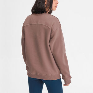 Sudaderas de Invierno Personalizadas con Logotipo para Mujer, Ropa Urbana de Secado Rápido, Color y Talla Personalizados, Sudadera con Cuello Redondo, Corte Ajustado, OEM - Product Image 2