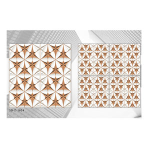 Azulejos de cerámica de diseño de madera para decoración de pared, azulejo de porcelana para baño, 600x600mm - Product Image 2