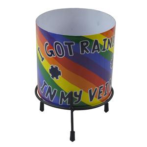 Standard Quality Design Pot LGBTQ Theme Design Table <b>Decor</b> Office and Living <b>Room</b> Design Metal <b>Rainbow</b> Flower Vase - Product Image 4