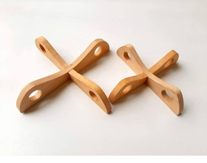 Salvamanteles de madera de moda para soporte de ollas, salvamanteles de madera aceptado con logotipo personalizado para utensilios de cocina y restaurantes - Product Image 5
