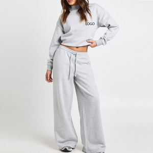 Survêtement au design élégant 2026, couleur unie, manches longues, coupe décontractée et confortable pour femme, haute qualité - Product Image 1