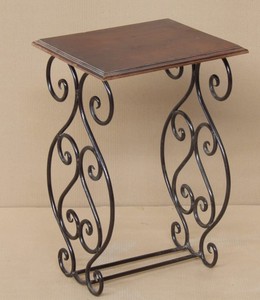 เก้าอี้พับได้ทำจากไม้สีน้ำตาลทึบพร้อมที่เก็บของและที่คลุมถอดออกได้ออกแบบให้เป็นทรงกลมแกะสลักสำหรับห้องนอนโรงแรมและกาแฟ/ชา - Product Image 1