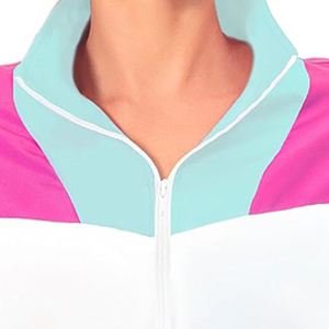 French Terry Sweat Suit Mujer Puff estampado recortado Zip up transpirable Sudadera con capucha y pantalones de chándal Jogger Set Mujer Chándal - Product Image 2