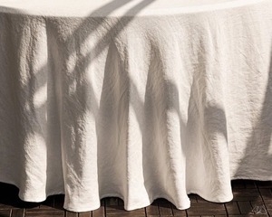 Solid Color Linen Cotton <b>Tablecloths</b> Custom Size Wholesale Lot for Events Weddings Parties Hotels - Product Image 4
