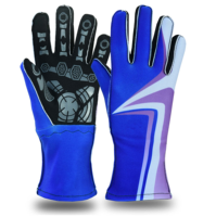 Guantes de Carreras de Cuero Personalizados Unisex 2025, Guantes Deportivos de Karting de Alta Gama, Antideslizantes, Transpirables, Compatibles con Pantalla Táctil, Estampados