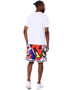 2025 hommes de haute qualité 100% coton biologique décontracté respirant Streetwear surdimensionné T-Shirt Shorts ensemble grande taille été survêtement - Product Image 3