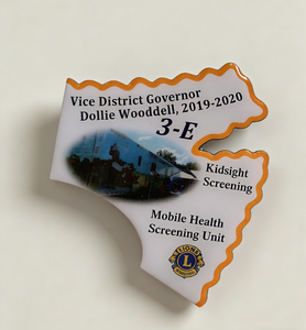 Pins Conmemorativos Personalizados del Club de Leones, Juego de 4 Pins de Solapa con Diseño de Rompecabezas Encajables - Product Image 3