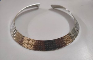 Colliers en laiton martelés ou gravés à anneaux multiples, idéaux pour les créateurs de bijoux de mode pour la revente - Product Image 2