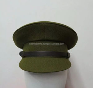 Casquette blanche uniforme de haute qualité avec insigne de lingot casquettes en gros Epeaked prix bon marché personnalisé à vendre - Product Image 4
