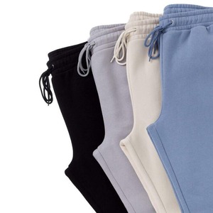 กางเกง100% สำหรับผู้หญิงกางเกงวิ่งผ้าเฟรนช์เทอร์รี่สีดำสีน้ำเงินแฟชั่นใหม่2025 - Product Image 5