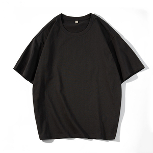 Ropa informal para hombre, camisetas de algodón en blanco, camisetas al por mayor, cuello redondo para hombre de gran tamaño - Product Image 2