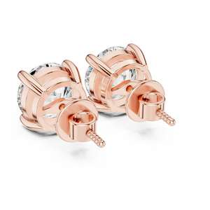 Vente en gros de boucles d'oreilles élégantes en diamant certifiées IGI en argent sterling avec pierres naturelles pour mariage et fête disponibles - Product Image 4