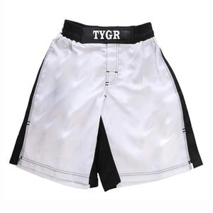 Pantalones cortos de MMA profesionales para competición, transpirables, paneles elásticos y tela que absorbe la humedad para un rendimiento máximo - Product Image 2