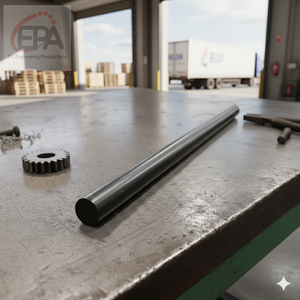 Mejor Material HDPE Varilla Negra 130mm x 2m Precisión y dureza combinadas perfectas para entornos de fabricación exigentes - Product Image 1