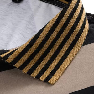 เสื้อโปโลสำหรับผู้ชายขนาดพลัสไซส์เสื้อยืดถักลายโลโก้โพลีเอสเตอร์ปักโลโก้ตามสั่ง - Product Image 5