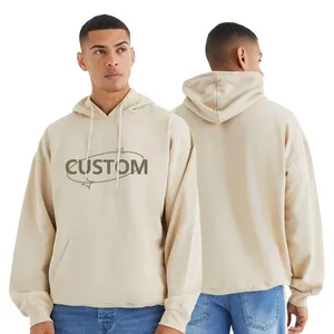 Sweat-shirt pour homme en molleton 100% coton de luxe, streetwear d'hiver, grammage lourd, surdimensionné, imprimé personnalisé, qualité supérieure, design pull-over - Product Image 1