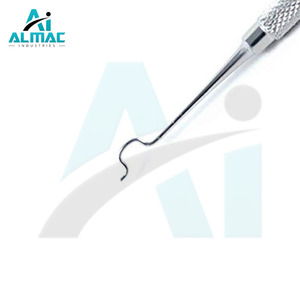 ALMAC Logotipo personalizado Sonda de excavadora dental de doble extremo Manual Instrumento quirúrgico de acero inoxidable Certificado CE - Product Image 2