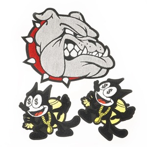 Patchs brodés d'animaux mignons 3D de haute qualité Logo personnalisé thermocollant pour enfants sweats à capuche à coudre transfert de chaleur tissu en forme de fleur - Product Image 2