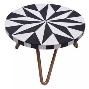 Hot Selling Modern Handmade Wooden <b>Moroccan</b> Pattern Resin Cake Stand for Dessert Cake Sweet Display <b>Decorative</b> Knick-Knacks - Product Image 2