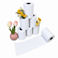 Papier thermique 3 1/8 X 230 2 1/4 X 40 55gsm 65gsm de qualité A, rouleau de reçu de caisse pour machine POS, supermarché, vente en gros