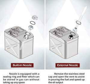 Pot de carburant épais en acier inoxydable, boîte de carburant hermétique et scellée - Product Image 6
