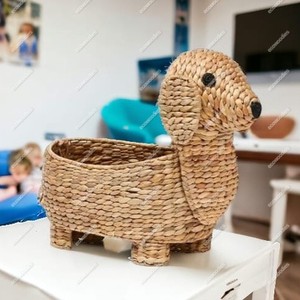 Hot Sales Rattan Handicraft Storage Home Decoration Food <b>Laundry</b> Woven Animal Shaped <b>Baskets</b> for Kids Nursery Room Decoration - Product Image 6
