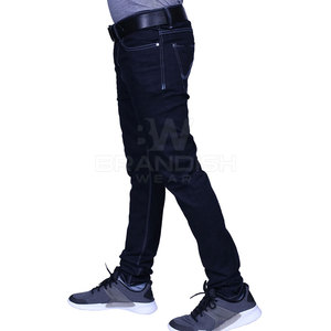 กางเกงยีนส์ขายาวสำหรับผู้ชายดีไซน์โลโก้ตามสั่ง - Product Image 2