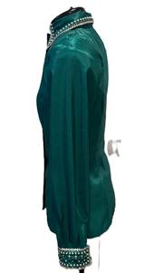 Chemise de spectacle de plaisir western rétro personnalisée chemise de rail de reine de rodéo pour les vêtements d'équitation des femmes - Product Image 4