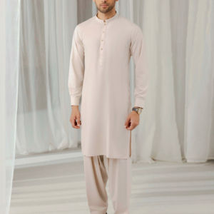 Salwar Kameez pour hommes pakistanais, tenue traditionnelle d'Asie du Sud, tenue islamique pour mariage, Eid, vêtements décontractés - Product Image 1