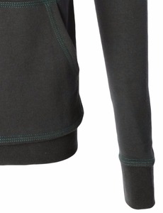Nouvelle mode : Sweat à capuche décontracté pour femme, hiver, manches longues, coupe ample, couleur unie, imprimé sur le devant, en molleton 100 % coton écologique - Product Image 4