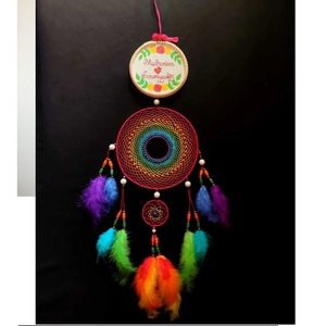 Boho Indian Dreamcatcher Tenture Murale En Forme D'étoile Macramé Décor Décorations Pour La Maison avec Design Fantaisie - Product Image 3